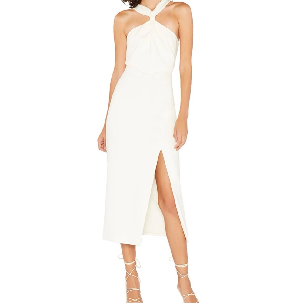 Likely Avie White Midi Dress